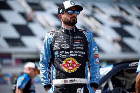 Jeremy Clements gets ready to qualify for the Wawa 250 Powered by Coca-Cola in Daytona, FL, USA,