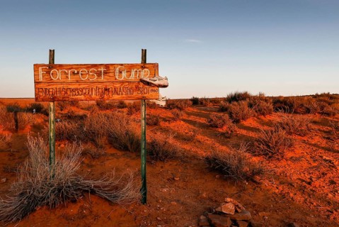 USA Arizona Forrest Gump Hill Point in sunrise