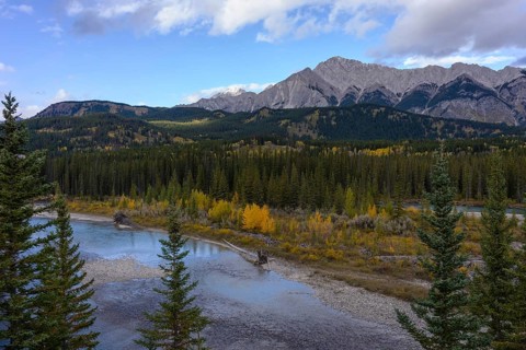 Bow River Banff National Park Alberta sunrise