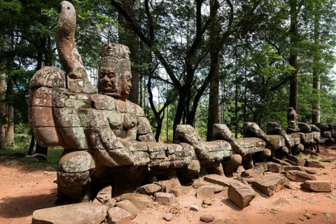 Buddhist temple buildings, jungle temples, mystical, Ta Prohm, Buddhist temple complex, UNESCO