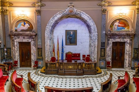 Meeting room in the Ajuntament de València (Valencia City Council), Valencia, Autonomous Community