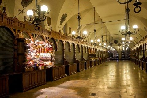 Cloth halls in Krakow