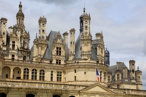 Chateau de Chambord, built in the first half of the 16th century for King Francois I in the