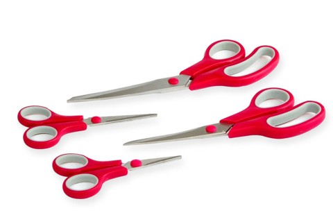 Scissors on a light background