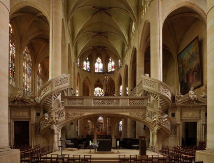 View to the east with Renaissance lanterns and spiral staircases, St., Sankt, Saint