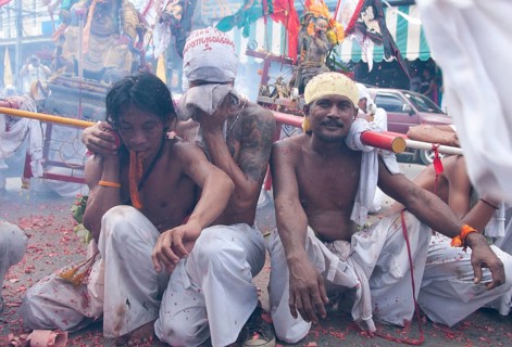 The Vegetarian Festival is a religious festival annually held on the island of Phuket in southern