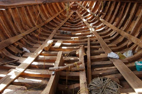 Fishermen community builds boats for fishing at Colaba Fisherman's colony in Bombay now Mumbai,