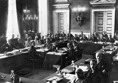 Mahatma Gandhi during the Second Round Table Conference at London, England, November 1931