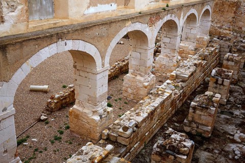 Zamora the castle El Castillo in Spain by Via de la Plata way to Santiago