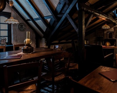 Blankenberge, Flanders, Belgium, 10 30 2018: Vintage interior of the traditional Majutte house
