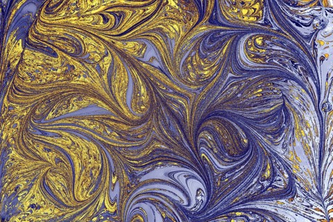 Abstract marbling floral pattern for fabric, tile design. background texture