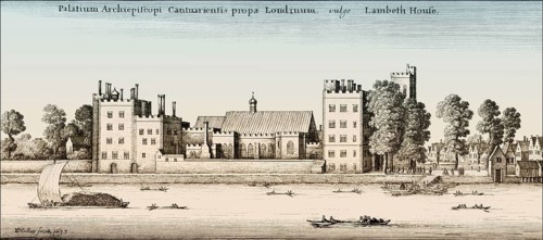 Lambeth Palace, London, UK, after Hollar, 1647