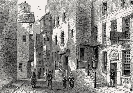 John Dowie's Tavern in Libberton's Wynd, Edinburgh, Scotland, 19th century