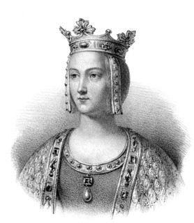 Isabella of Hainaut, Isabella von Hennegau, Isabelle de Hainaut, 1170-1190, Queen of France as the