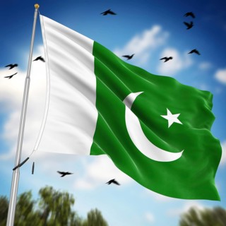 Flag of Pakistan, This is a computer generated and 3d rendered image
