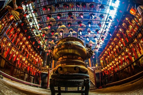 Hong Kong Man Mo Temple. Shooting Location: Hong Kong Special Administrative Region