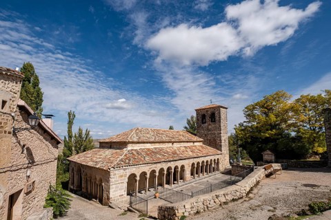Church of the Saviour, 13th century rural Romanesque, Carabias, Guadalajara, Spain