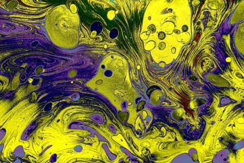 Traditional Ottoman Turkish abstract marbling art patterns as background