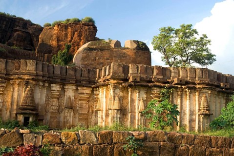 Hoysala temple in Badami, Karnataka, India