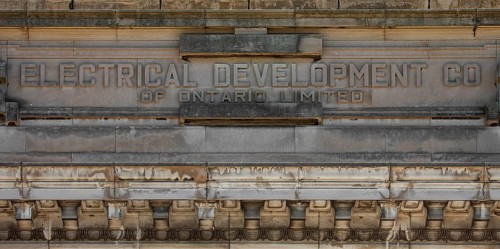 The former Electrical Development Company of Ontario building in Niagara Falls, Ontario, Canada,