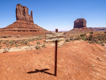 Landscape of the ancient rocks. Monument Valley, Arizona