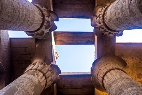 Temple of komombo, located in Aswan, Egypt. Africa