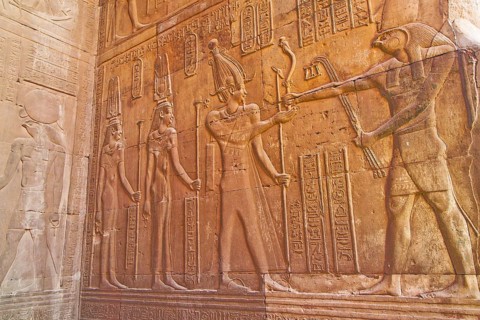 The picturesque double temple of Kom Ombo in Egypt, Africa. Austria