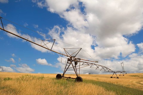 Irrigation equipment in the agricultural field