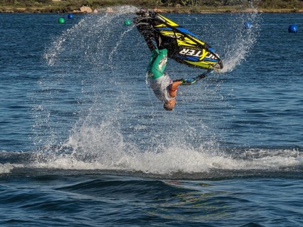Olbia, Italy - September 16 - 20192 Aquabike world Championship gran prix of Italy