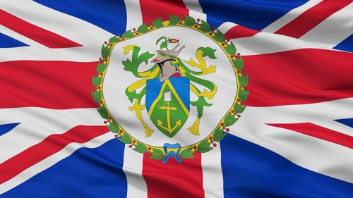 The Governor Of The Pitcairn Islands Flag, Closeup View