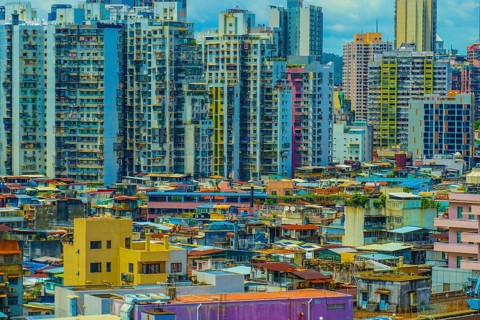 Macau apartment (collective housing). Shooting Location: Macao Special Administration