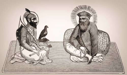 Guru Nanak, together with Guru Gobind Singh, founder of Sikhism