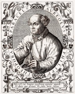 Philippus Theophrastus Aureolus Bombast von Hohenheim or Paracelsus, 1493-1541, Swiss physician,