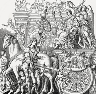 The Triumph of Gaius Julius Caesar, 100, 44 BC, Roman statesman