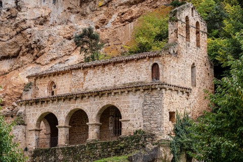 Hermitage of Santa María de la Hoz in Tobera, Las Merindades, province of Burgos, region of Las