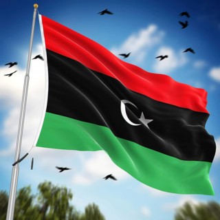 Flag of Libya, This is a computer generated and 3d rendered image