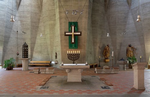 1966-1968 built by Fritz Schaller and Stefan Polonyi, St., Sankt, Saint
