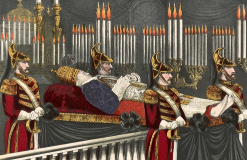 Death of Pope Pius IX, 1792 - 1878, Giovanni Maria Mastai-Ferretti