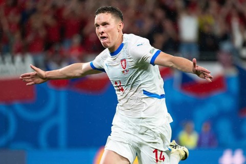 LEIPZIG, GERMANY - JUNE 18, 2024: Euro 2024 Groupe F match Portugal vs Czechia 2:1. Lukas Provod