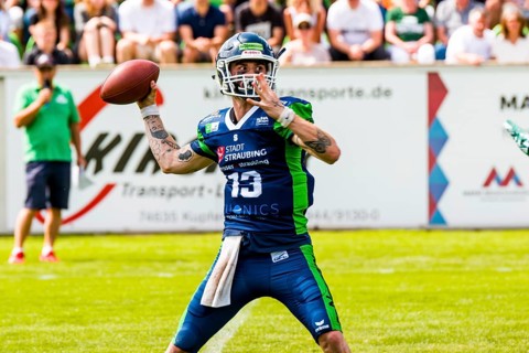 erima GFL / German Football League,  Schwaebisch Hall Unicorns -  Straubing Spiders  in the