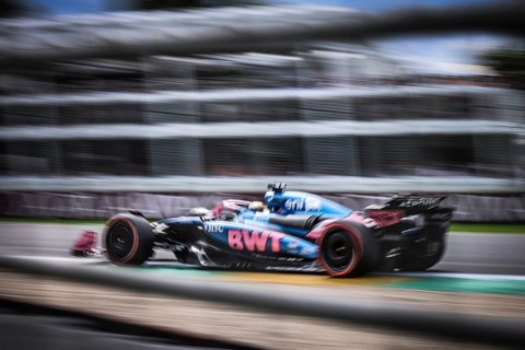 Jack Doohan of Australia drives the BWT Alpine F1 Team A525 Renault during qualifying in the 2025