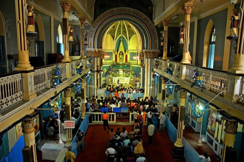 Mount Mary Church, Bandra, Bombay, Mumbai, Maharashtra, India