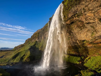 Seljalandsfoss waterfall, South Iceland, Iceland