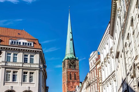 St. Mary's Church in the Hanseatic City of Lubeck
