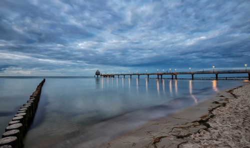 Zingst pier night shot