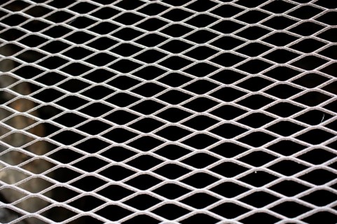 Metal grid texture background with abstract pattern