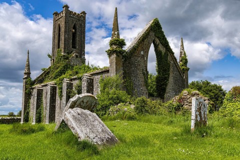 Ballynafagh Church Ruin, County Kildare, Ireland