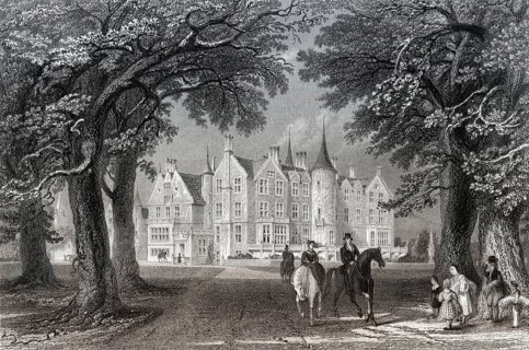 Tyninghame House, ein Herrenhaus in East Lothian, Schottland, 17.