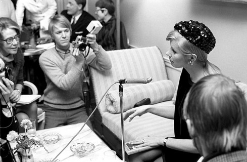 Susan Hampshire. CBE. English actress born 12 may 1937. Pictured here while in Sweden 1968 in