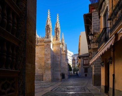 Granada Cathedral Royal Capilla area in Spain at Andalusia